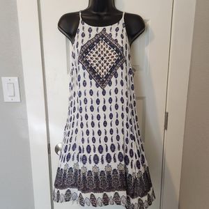 Short Boho Swing Dress